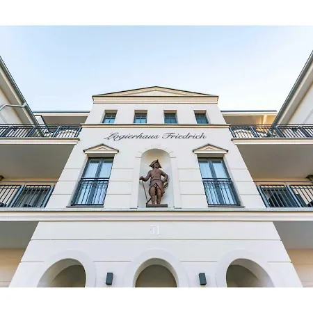 Logierhaus Friedrich -ferienwohnung Meeresrauschen - 1.reihe *